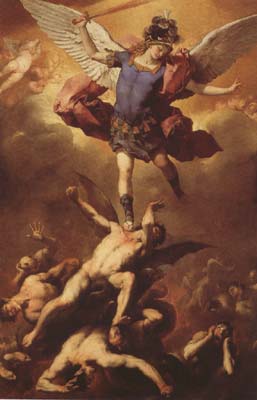 Luca  Giordano The Fall of the Rebel Angels (mk08)